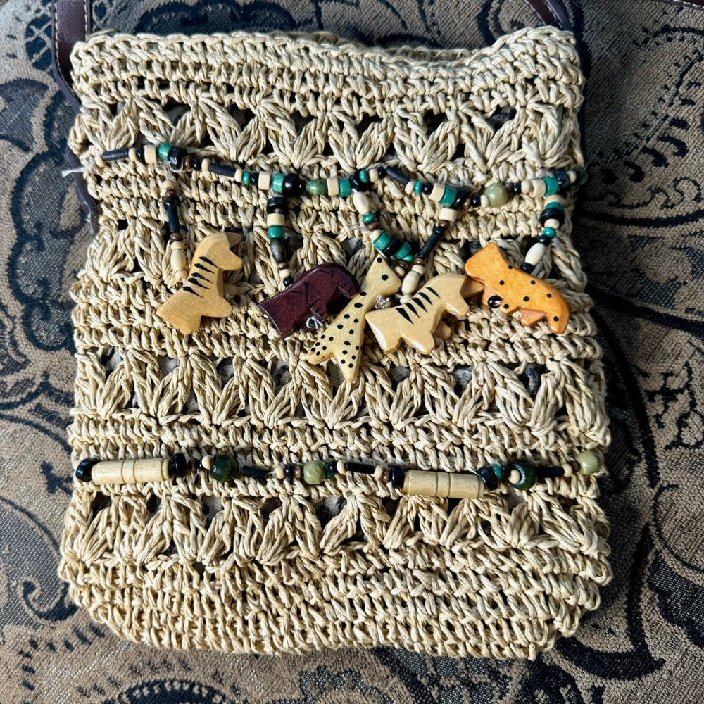 ‘90’s vintage purse with animals.